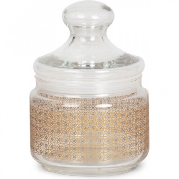 Банка для продуктов LUMINARC ГЕЛАКСИ ГОЛД с крышкой 0.5 л P2053