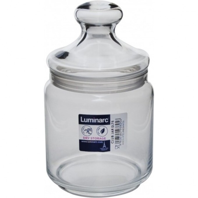 Банка для продуктов LUMINARC КЛУБ с крышкой 0.75 л N1839