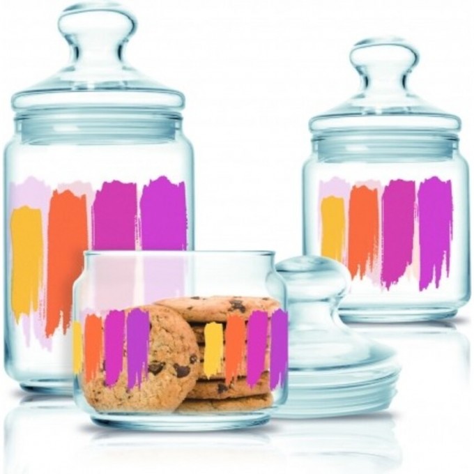 Банка для продуктов LUMINARC ПЕЙНТ БРАШ с крышкой 0.75 л Q4107