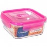 Контейнер LUMINARC ПЮРБОКС АКТИВ НЕОН РОЗОВЫЙ 760мл квадратный P4566P