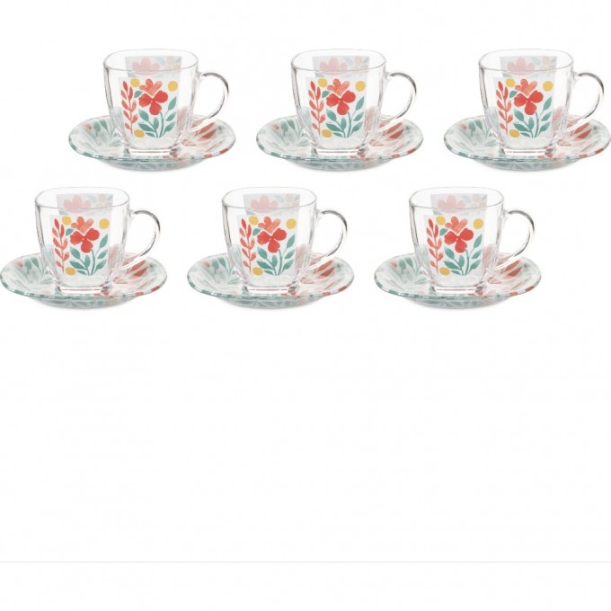 Набор чайный LUMINARC ALVIS RED 220 мл Q9082