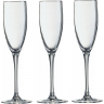 Набор фужеров (бокалов) для шампанского LUMINARC СИГНАТЮР (ЭТАЛОН) 170 мл, 3 шт J9756
