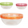 Набор салатников LUMINARC ЭМПИЛАБЛЬ БРАШМАНИЯ (ГРИН+РЕД+ОРАНЖ) 17 см, 3 шт P1508-MIX