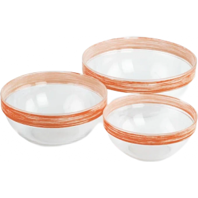 Набор салатников LUMINARC ЭМПИЛАБЛЬ БРАШМАНИЯ ОРАНЖ 3 шт (17см+20см+23см) P801-OR