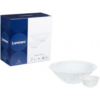Набор салатников LUMINARC PAMINA 7 предметов (1 салатник 27 см + 6 салатников 12 см)