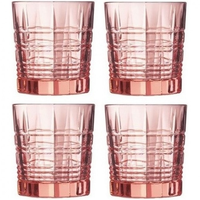 Набор стаканов ДАЛЛАС ЛИЛАК 4 шт 300 мл низкие O0055