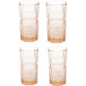 Набор стаканов LUMINARC ДАЛЛАС РОЗОВЫЙ 4 шт 380 мл высокие O0079