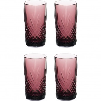 Набор стаканов LUMINARC ЗАЛЬЦБУРГ ЛИЛАК 4 шт 380 мл высокие