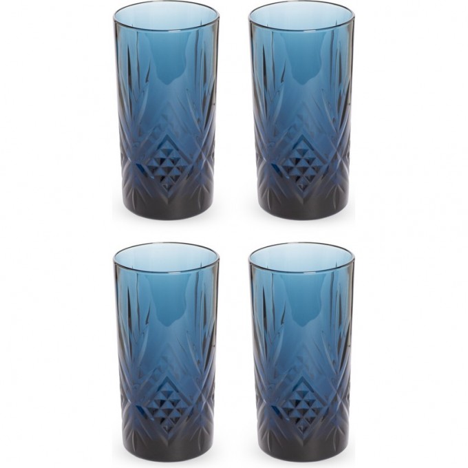 Набор стаканов LUMINARC ЗАЛЬЦБУРГ ЛОНДОН ТОПАЗ 4 шт 380 мл высокие O0058