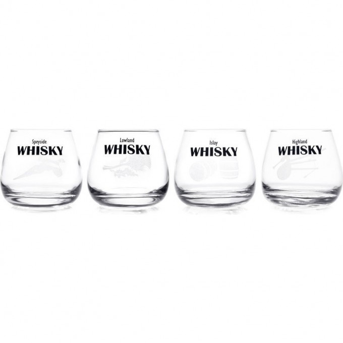 Набор стаканов низких для виски LUMINARC РЕГИОНЫ ШОТЛАНДИИ 300 мл, 4 шт Q3171