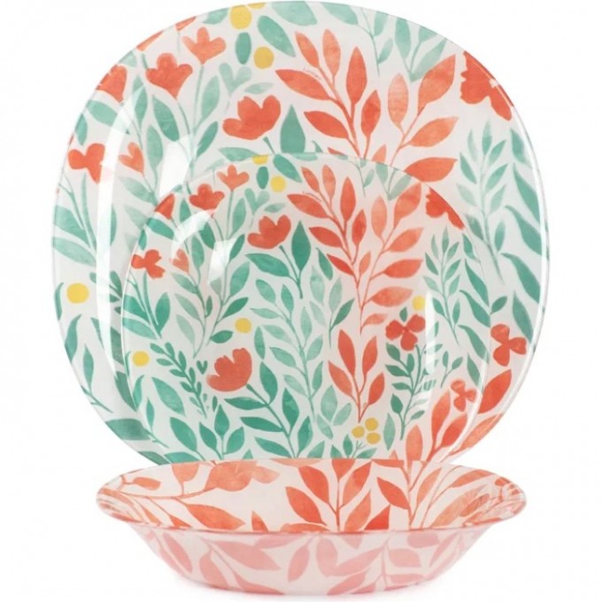 Набор столовый LUMINARC ALVIS RED 18 предметов SQ907458