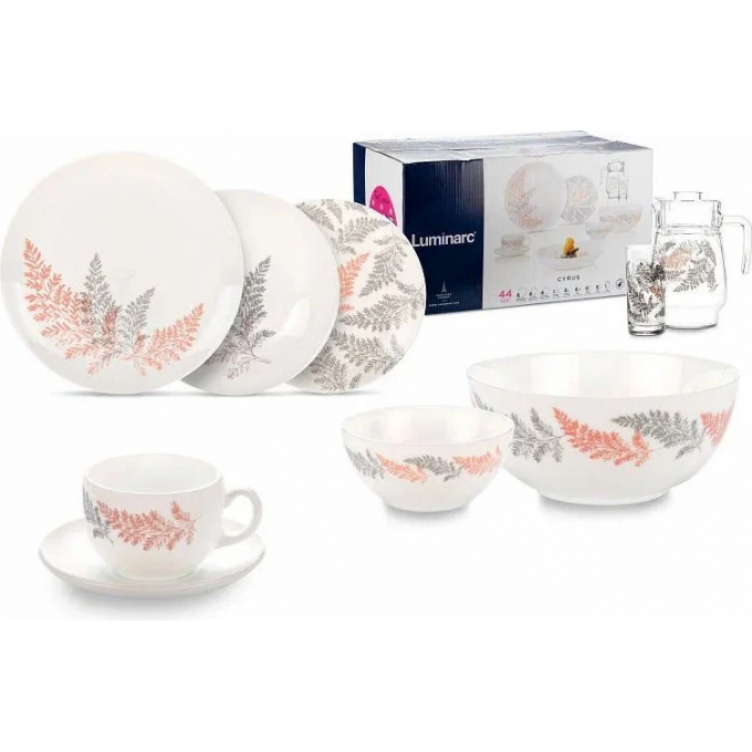 Набор столовый LUMINARC ДИВАЛИ САЙРУС 46 предметов P7271