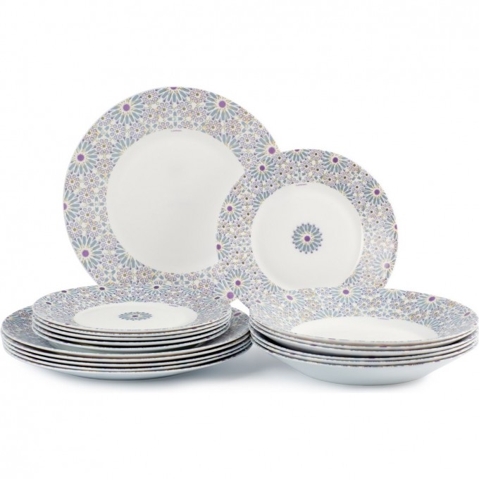 Набор столовый LUMINARC ESSENCE DAISY CRUX 18 предметов V6071