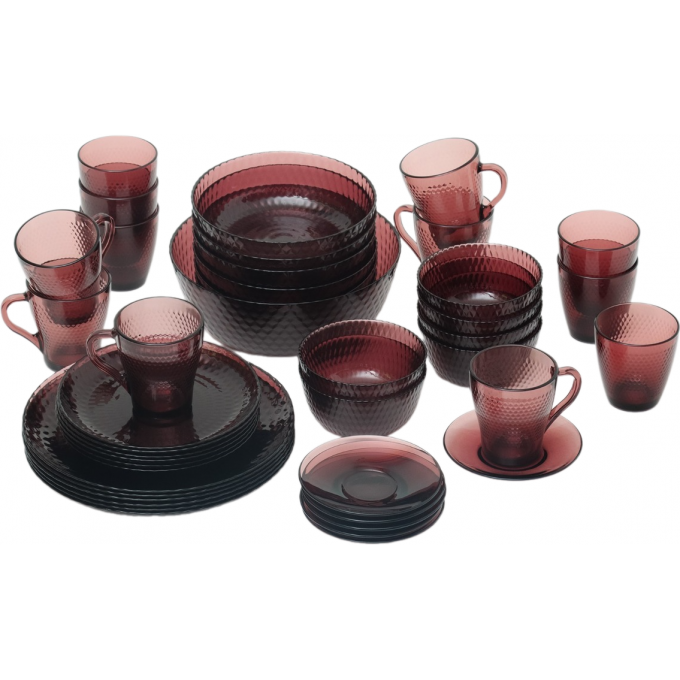 Набор столовый LUMINARC ИДИЛЛИЯ ЛИЛАК 43 предмета O0325