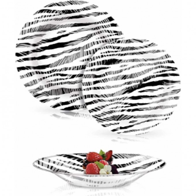 Набор столовый LUMINARC JUNIA BLACK 18 предметов V0439