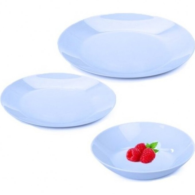 Набор столовый LUMINARC ЛИЛИ ЛАЙТ БЛЮ 16 предметов Q6884