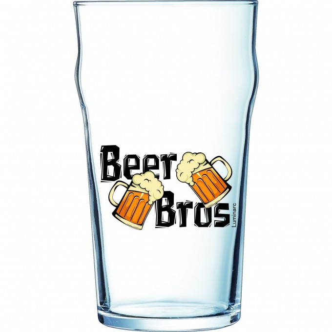 Стакан для пива LUMINARC ПЕЙЛ-ЭЛЬ 570 мл Микс декоров Q5159
