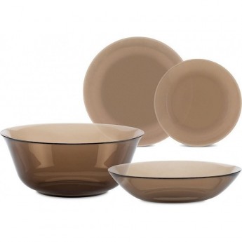 Столовый набор LUMINARC АМБЬЯНТЕ ЭКЛИПС 19 предметов (салатник 24 см)