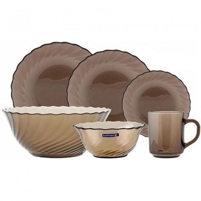 Столовый набор LUMINARC ОКЕАН ЭКЛИПС 31 предмет L5109