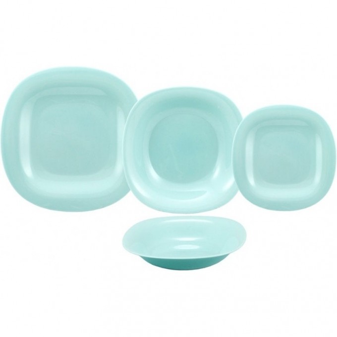 Столовый набор LUMINARC КАРИН ЛАЙТ ТЮРКУАЗ 18 предметов P7628