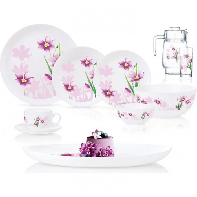 Столовый сервиз LUMINARC DIWALI DREAM GRASS (ДРИМ ГРАСС) 46 предметов P7079