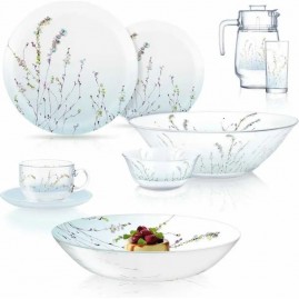 Столовый сервиз LUMINARC SIMPLY TROMPETTE TURQUOISE (СИМПЛИ ТРОМПЕТТ ТЮРКУАЗ) 44 предмета