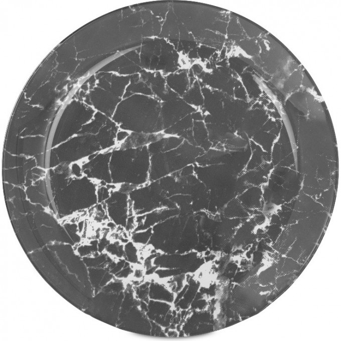 Тарелка десертная LUMINARC SIMPLY MARBLE BLACK 20.5 см V1312